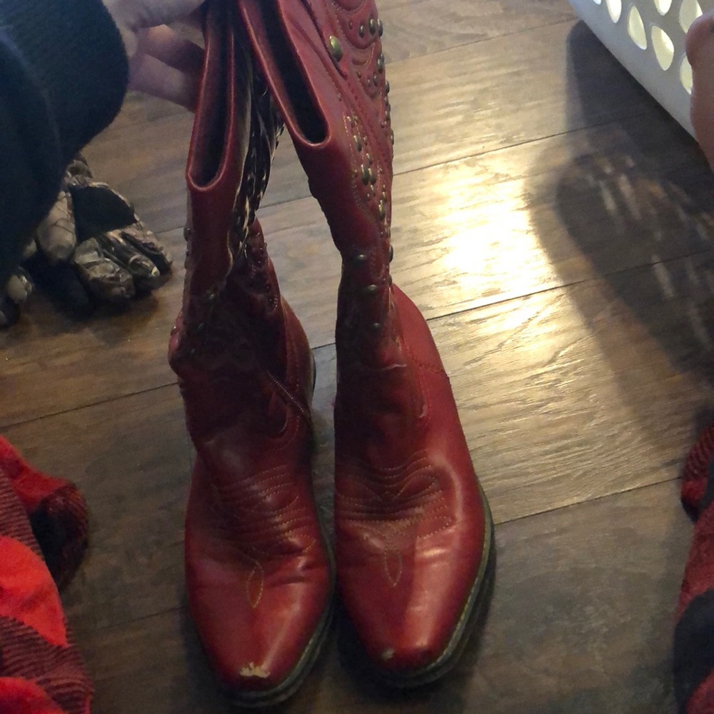 Red Cowgirl Boots